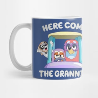 Here Come The Grannies - Bluey Mug